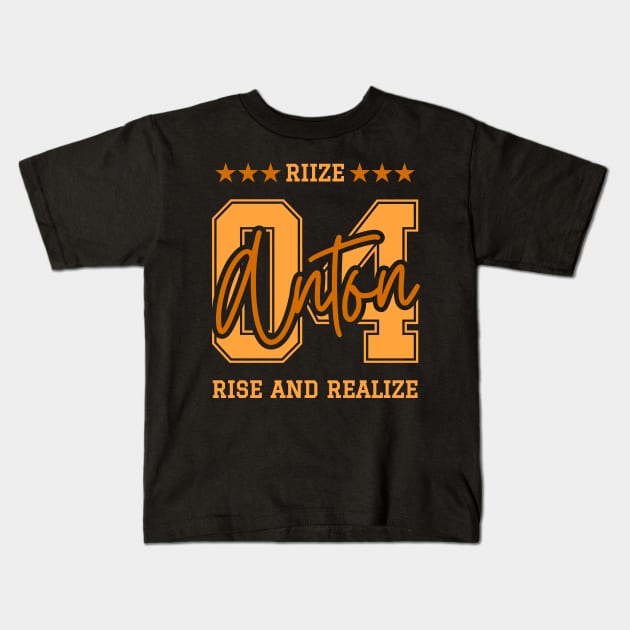 Anton Riize College Kids T-Shirt by wennstore